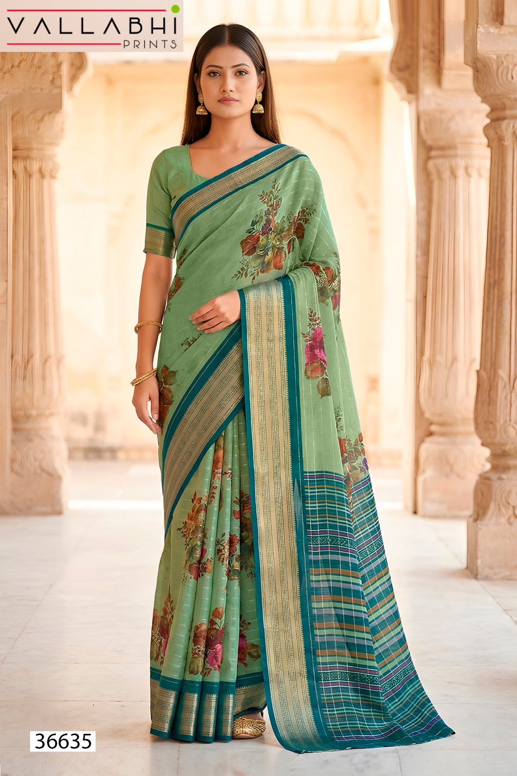 Moulisha Vallabhi Prints Georgette Sarees Manufacturer Gujarat