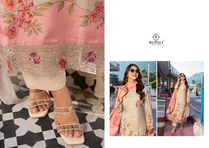 Mountain Girl Rupali Muslin Pant Style Suits Supplier India