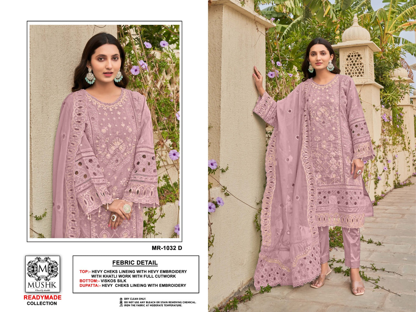 Mr 1032 Mushk Organza Pakistani Readymade Suits Wholesale