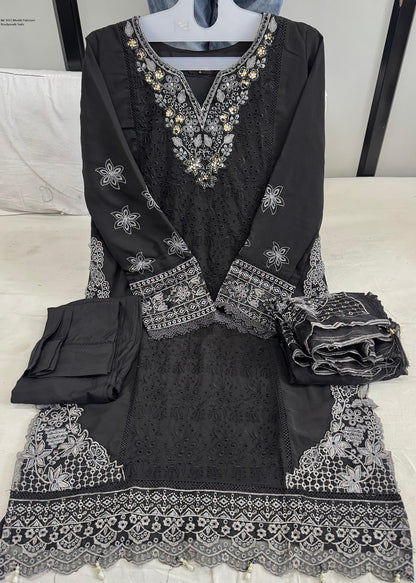 Mr 1033 Mushk Organza Pakistani Readymade Suits Supplier India