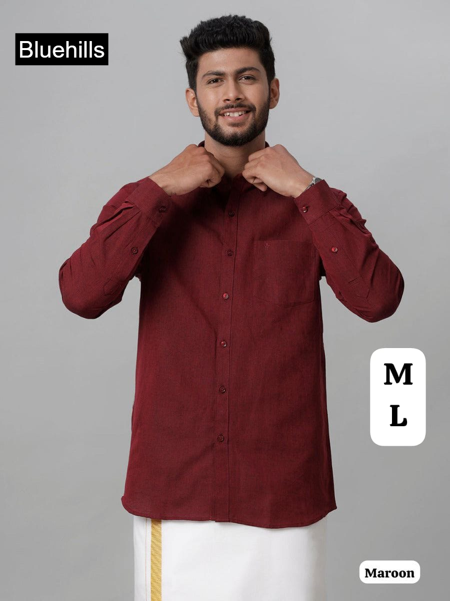 Mr Formal Bluehills Cotton Mens Shirts Supplier India