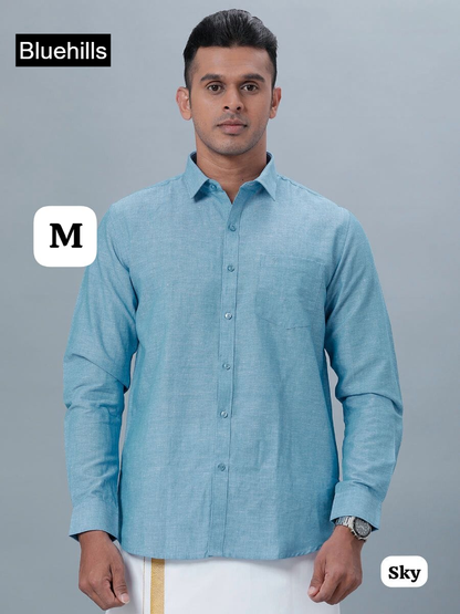 Mr Formal Bluehills Cotton Mens Shirts Supplier India