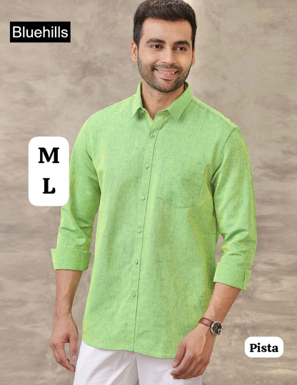 Mr Formal Bluehills Cotton Mens Shirts Supplier India