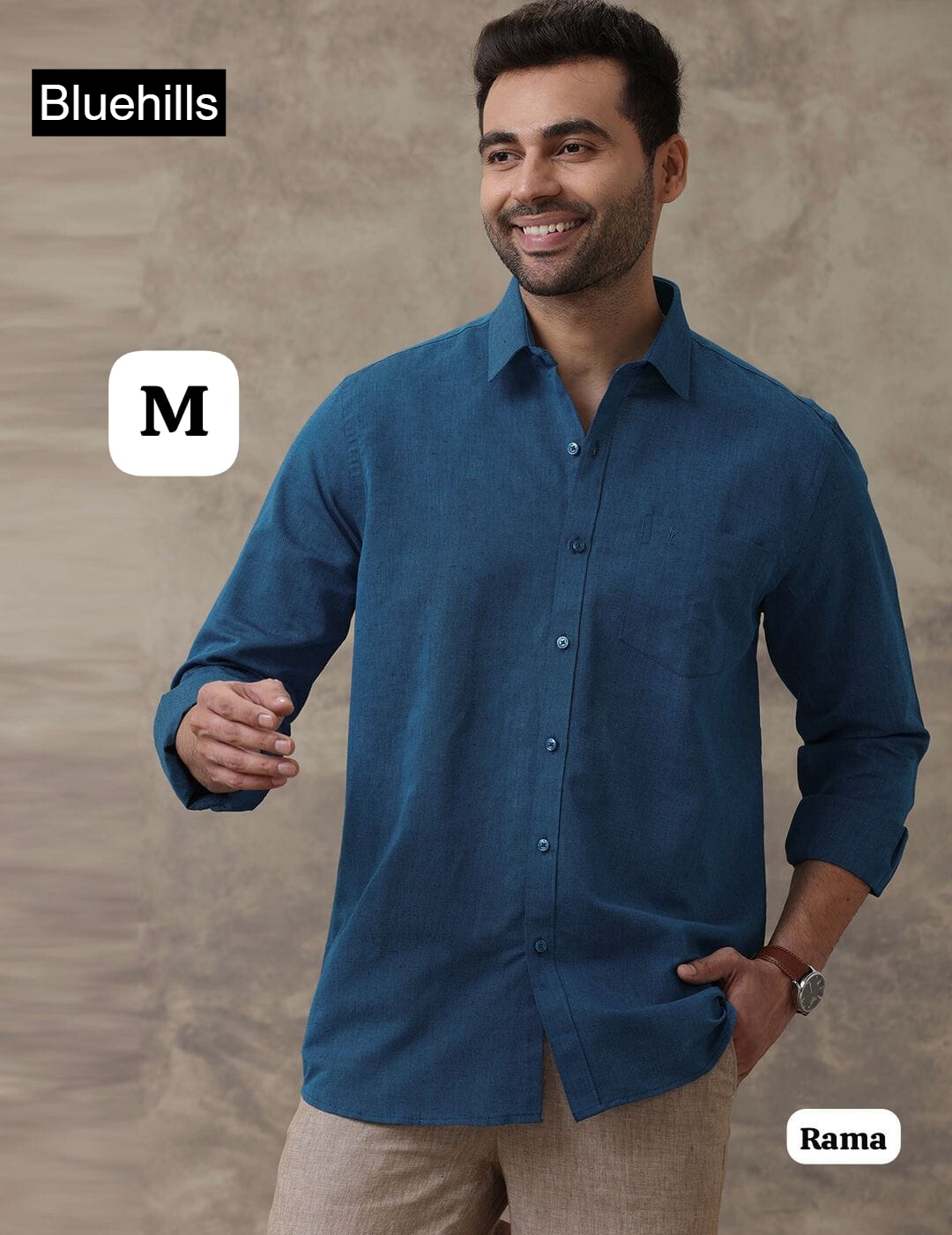 Mr Formal Bluehills Cotton Mens Shirts Supplier India