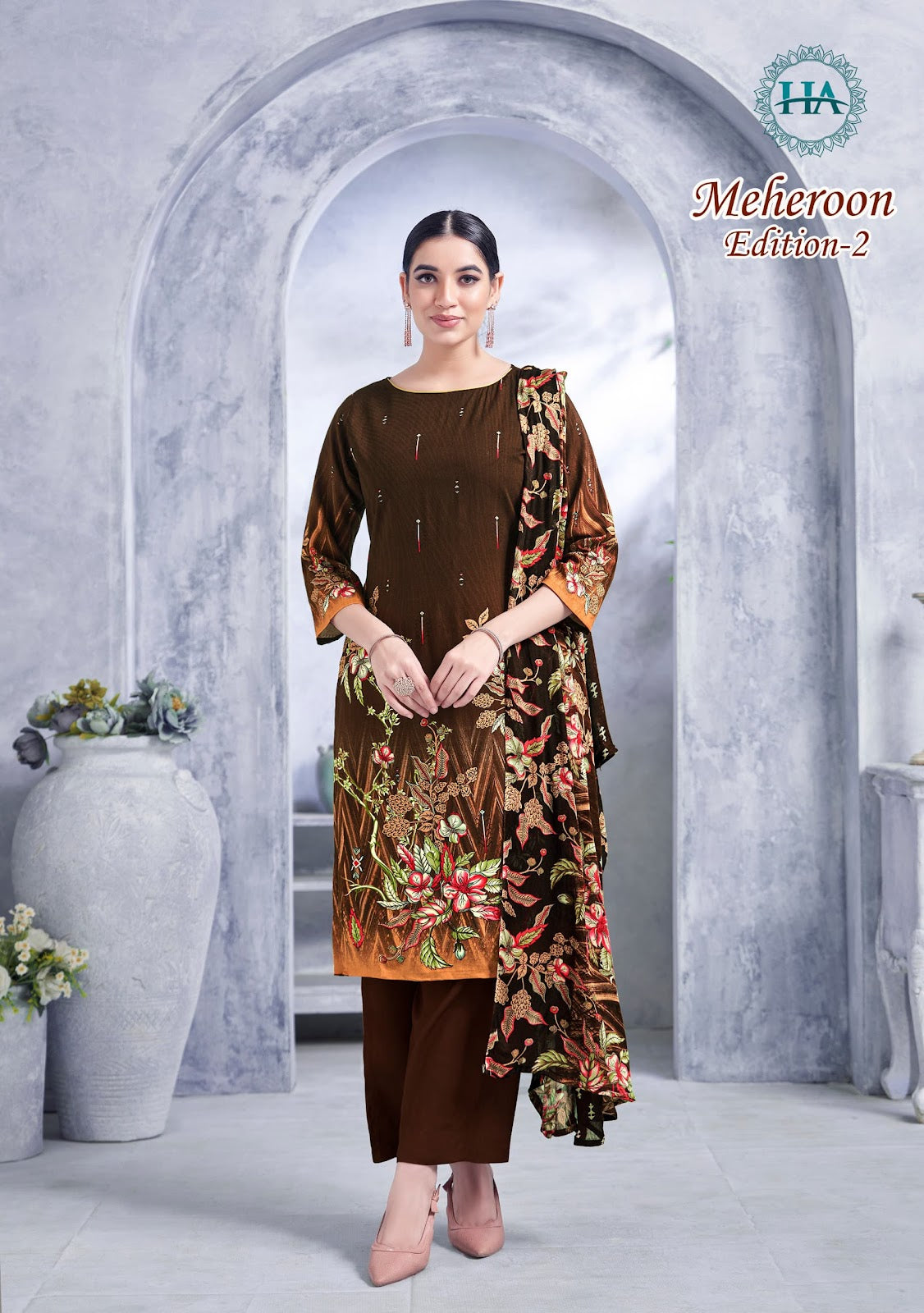 Mrheroon Edition 2 Harshit Fashion Viscose Plazzo Style Suits Manufacturer