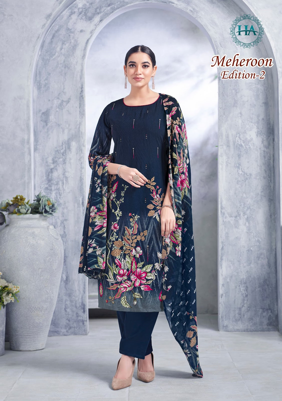 Mrheroon Edition 2 Harshit Fashion Viscose Plazzo Style Suits Manufacturer