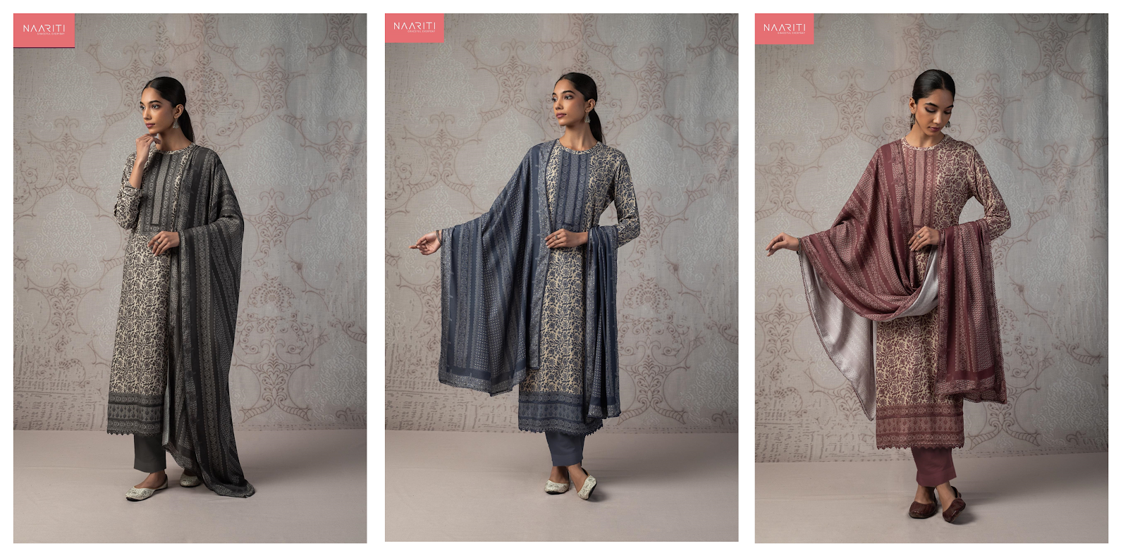 Mridu Naariti Pashmina Suits Manufacturer Ahmedabad