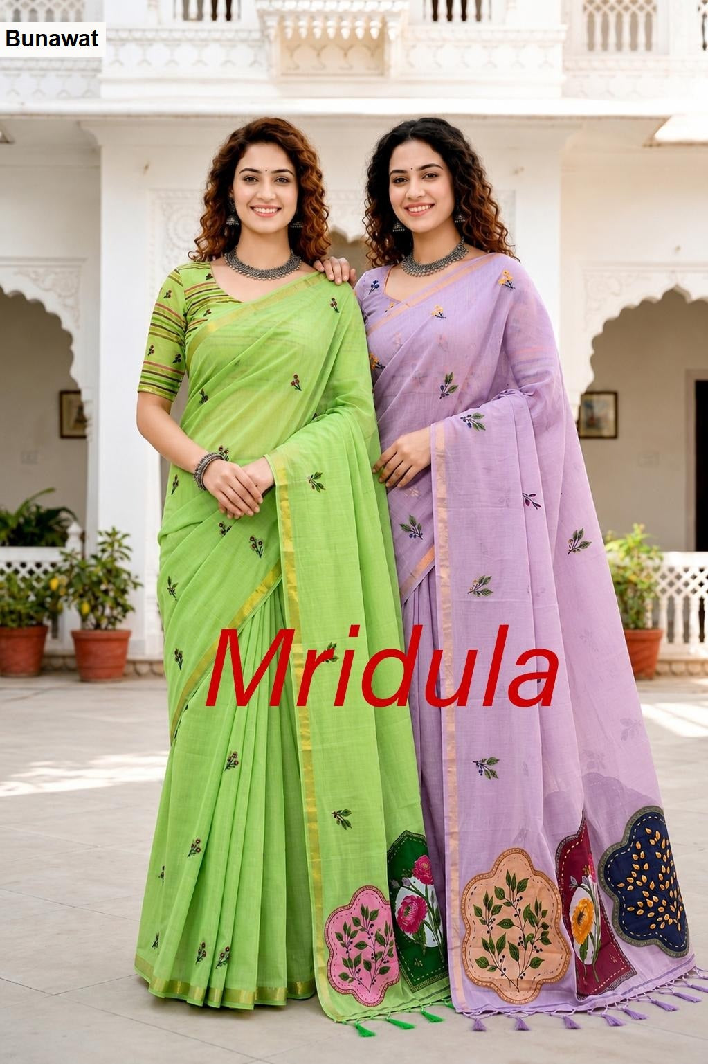 Mridula Bunawat Cotton Sarees Exporter India