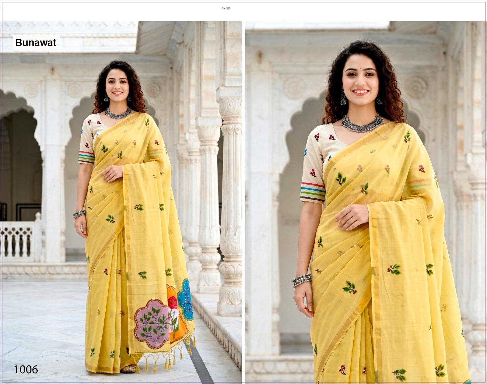 Mridula Bunawat Cotton Sarees Exporter India