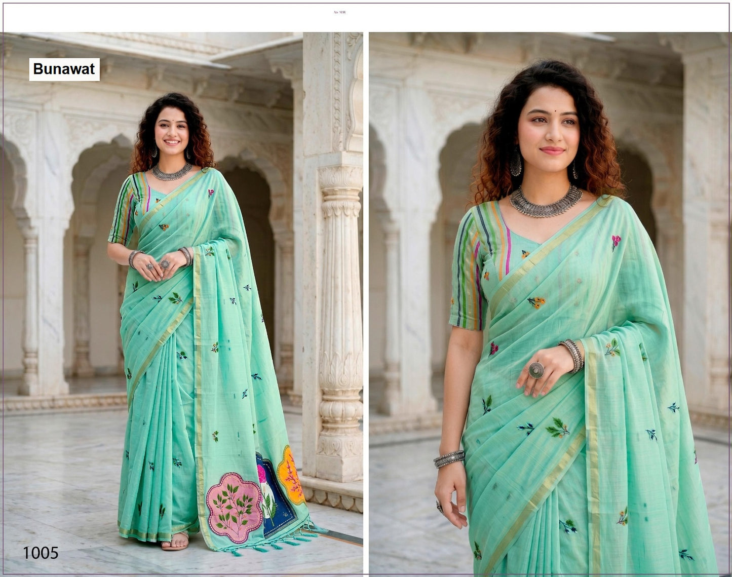 Mridula Bunawat Cotton Sarees Exporter India