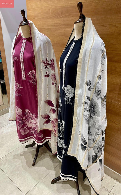 Mridum Naariti Cotton Linen Salwar Suits Exporter Gujarat