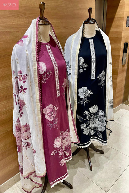 Mridum Naariti Cotton Linen Salwar Suits Exporter Gujarat
