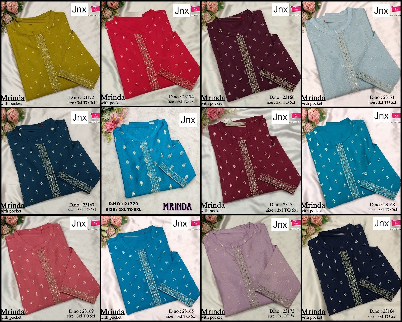 Mrinda 2706 Jnx Vertican Plus Size Kurtis Manufacturer Gujarat