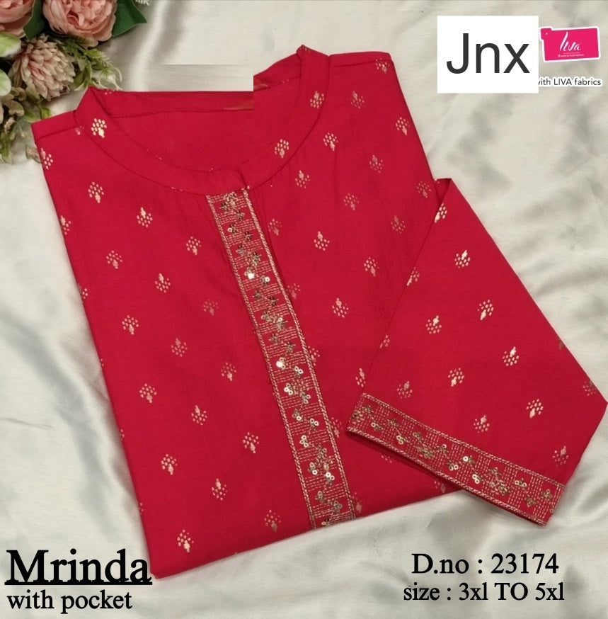 Mrinda 2706 Jnx Vertican Plus Size Kurtis Manufacturer Gujarat