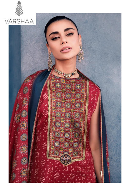 Mrittika Varshaa Viscose Muslin Pant Style Suits Manufacturer Gujarat