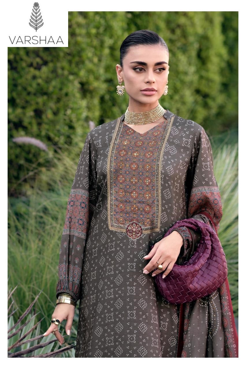 Mrittika Varshaa Viscose Muslin Pant Style Suits Manufacturer Gujarat