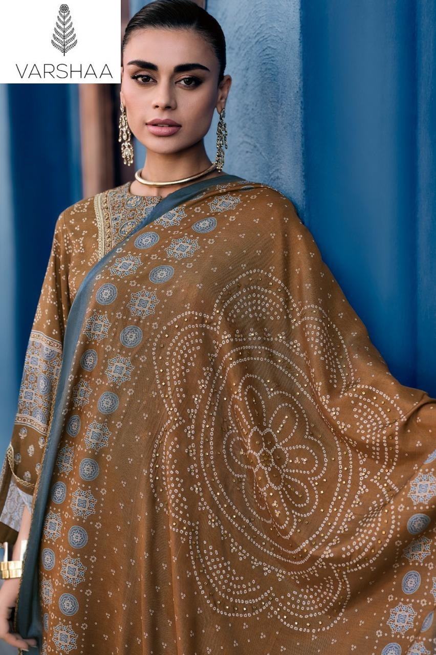 Mrittika Varshaa Viscose Muslin Pant Style Suits Manufacturer Gujarat