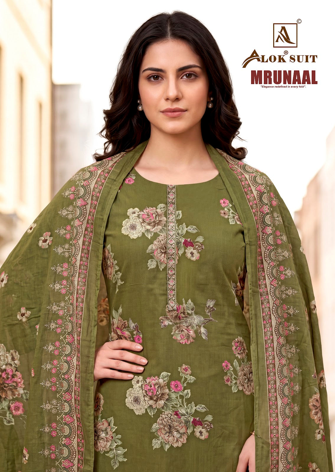 Mrunaal Alok Zam Karachi Salwar Suits Supplier