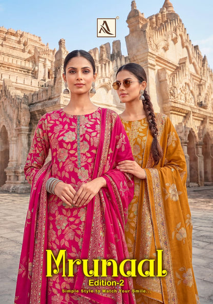 Mrunaal Edition 2 Alok Pure Zam Karachi Salwar Suits Wholesale