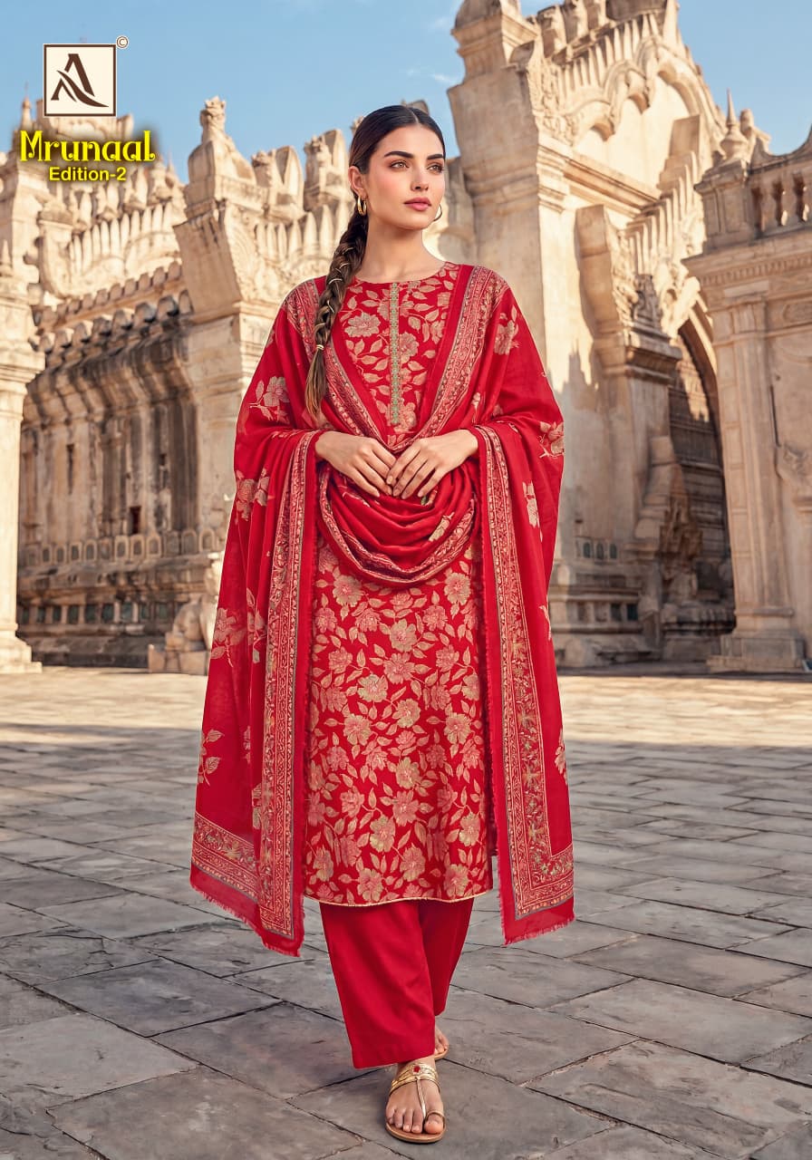 Mrunaal Edition 2 Alok Pure Zam Karachi Salwar Suits Wholesale