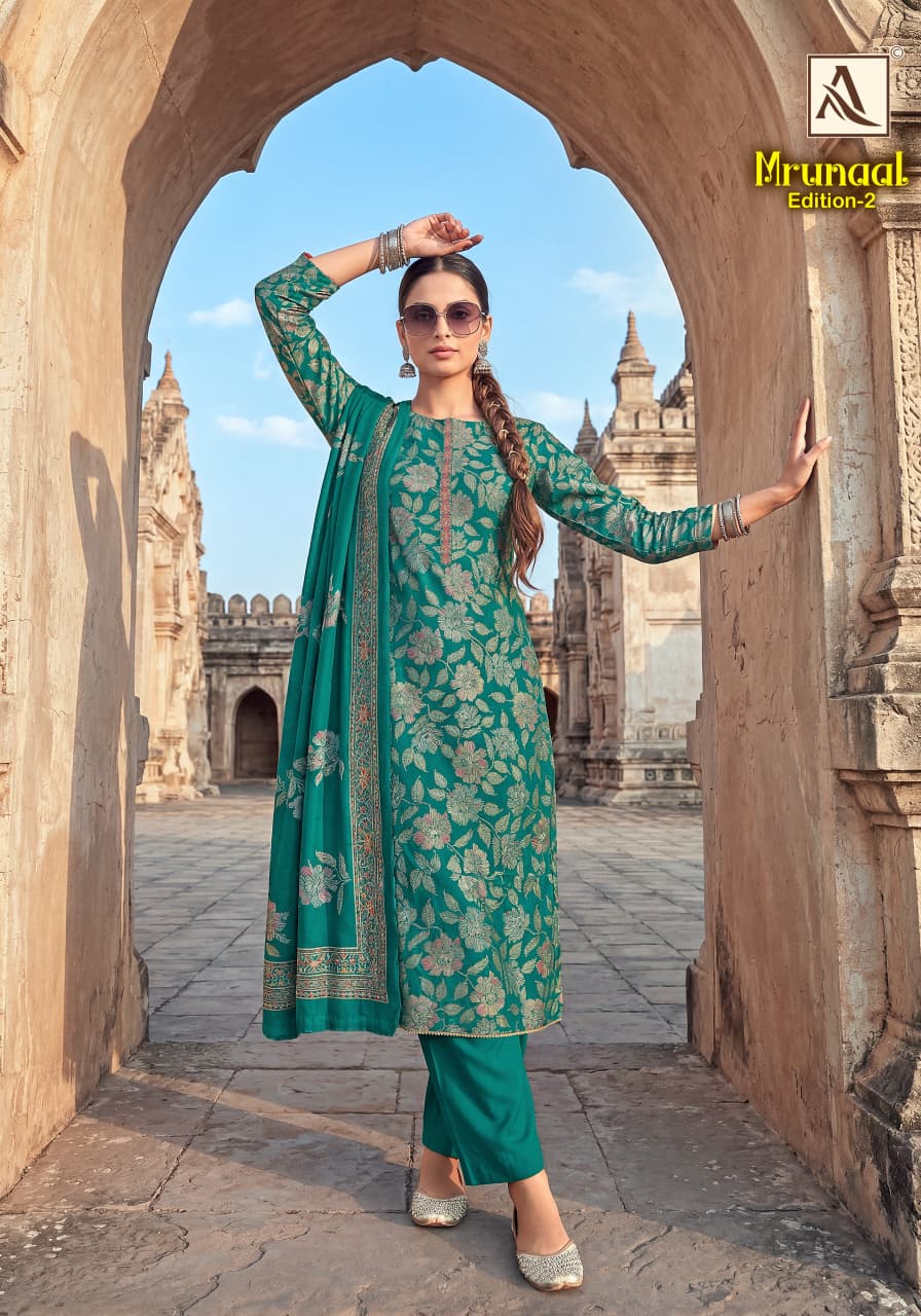 Mrunaal Edition 2 Alok Pure Zam Karachi Salwar Suits Wholesale