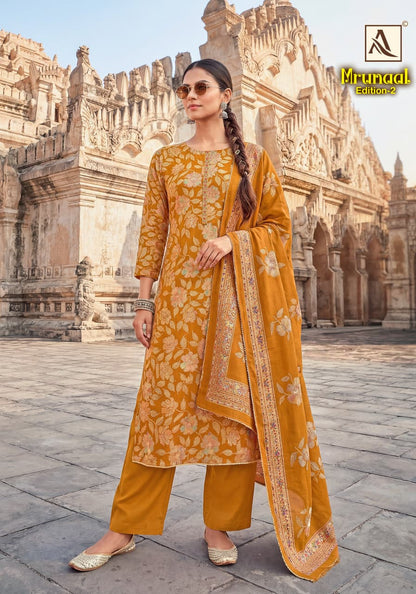 Mrunaal Edition 2 Alok Pure Zam Karachi Salwar Suits Wholesale