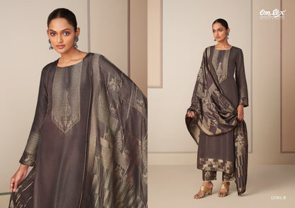 Mrunal Omtex Silk Jacquard Pant Style Suits Supplier Gujarat