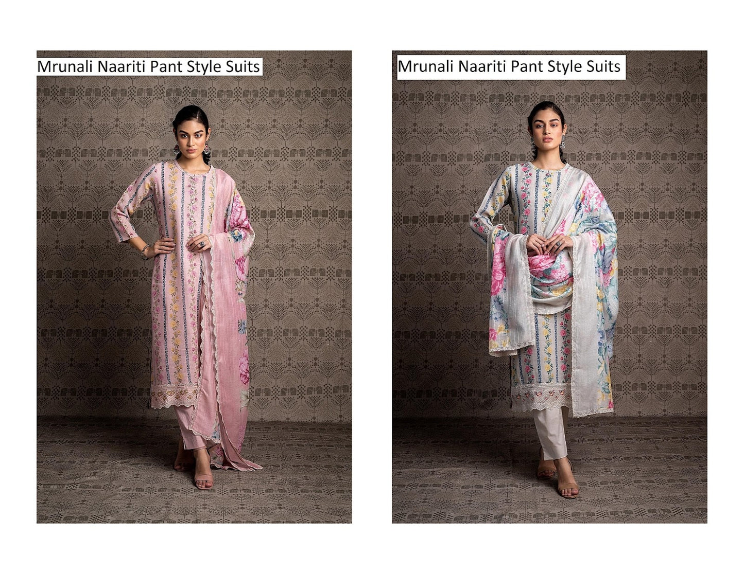 Mrunali Naariti Linen Pant Style Suits Wholesaler India