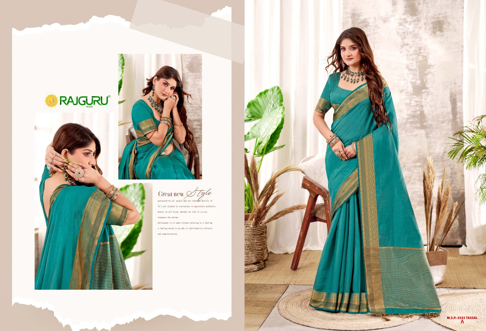 Msp 3333 Tasaal Rajguru Silk Sarees Wholesale Rate