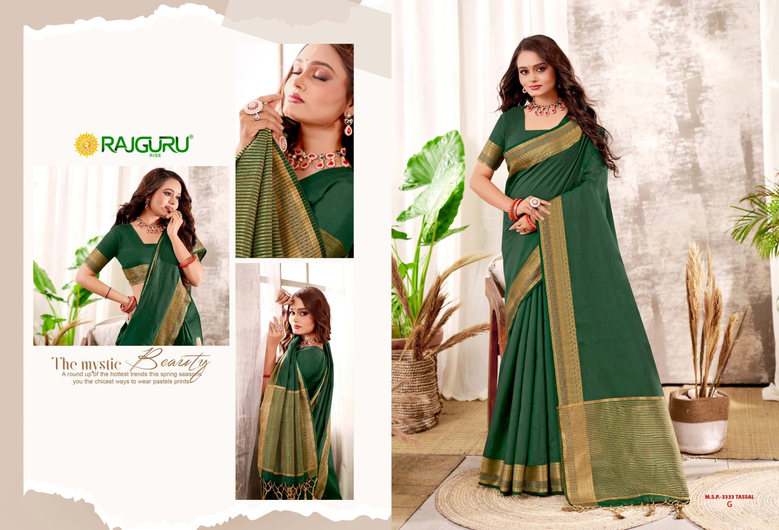 Msp 3333 Tasaal Rajguru Silk Sarees Wholesale Rate