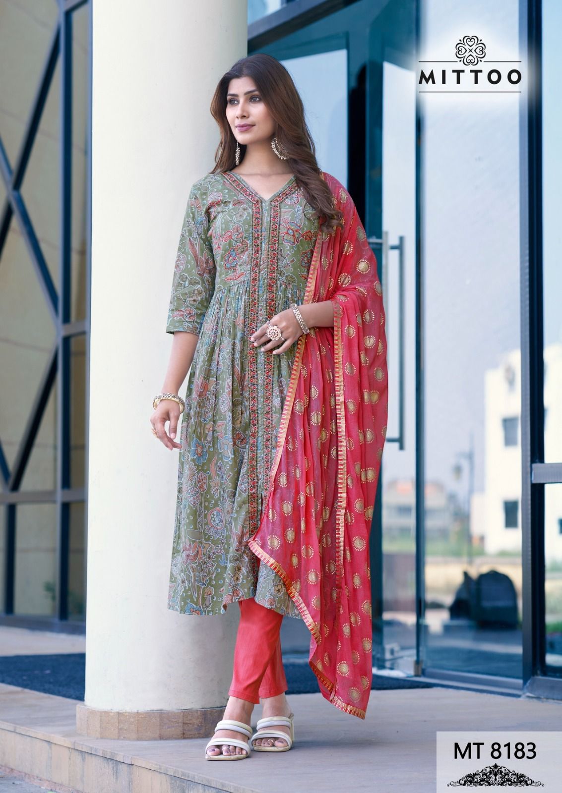 Mt 8183 Mittoo Readymade Pant Style Suits Manufacturer India