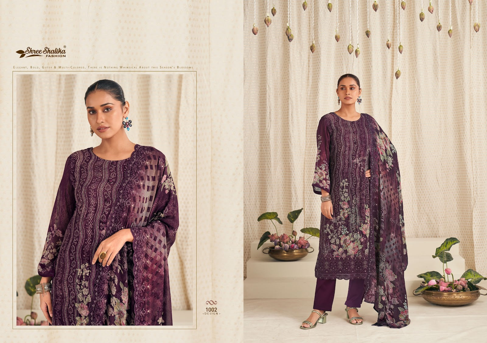 Mubarak Shree Shalika Fashion Georgette Pant Style Suits Exporter India