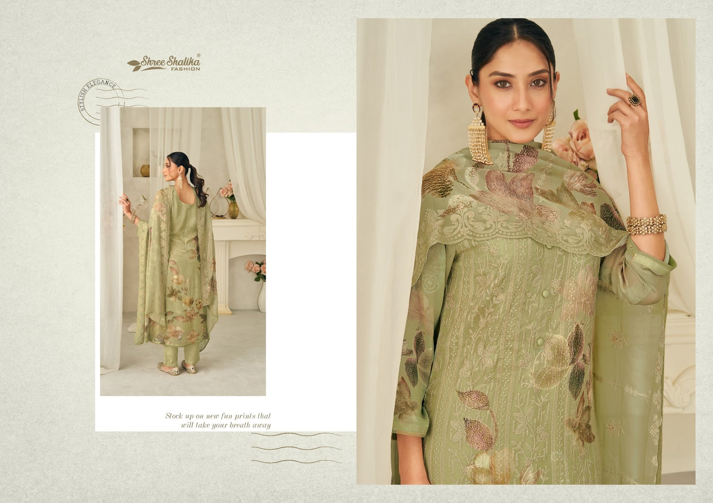 Mubarak Vol 2 Shree Shalika Fashion Georgette Pant Style Suits Wholesale Rate