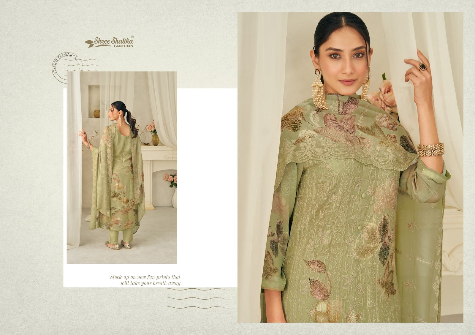 Mubarak Vol 2 Shree Shalika Fashion Georgette Pant Style Suits Wholesale Rate