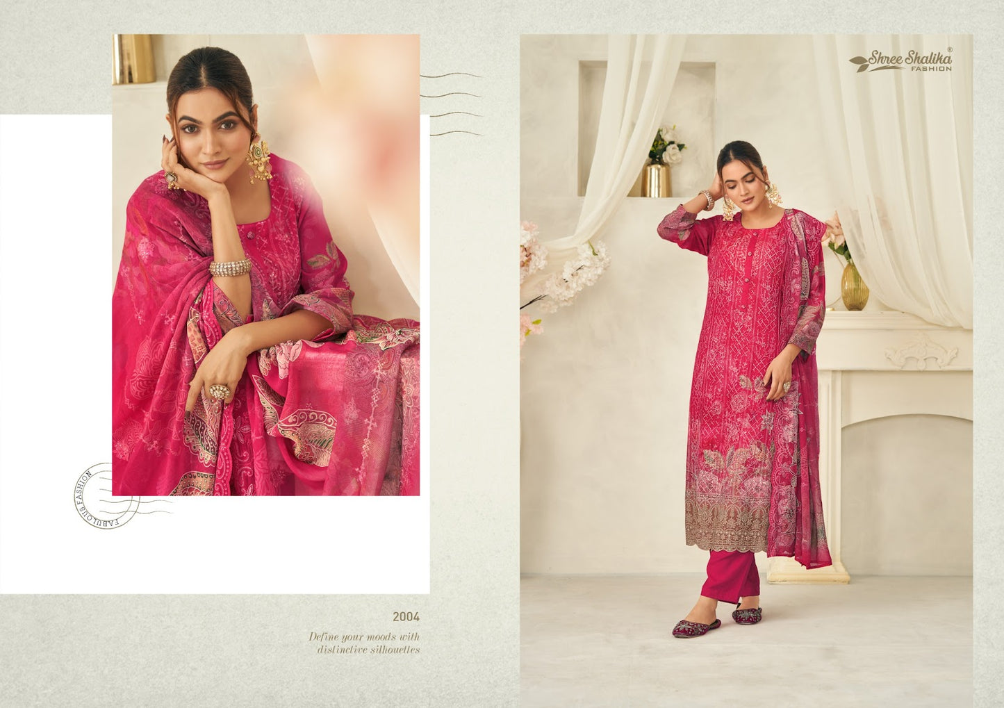 Mubarak Vol 2 Shree Shalika Fashion Georgette Pant Style Suits Wholesale Rate