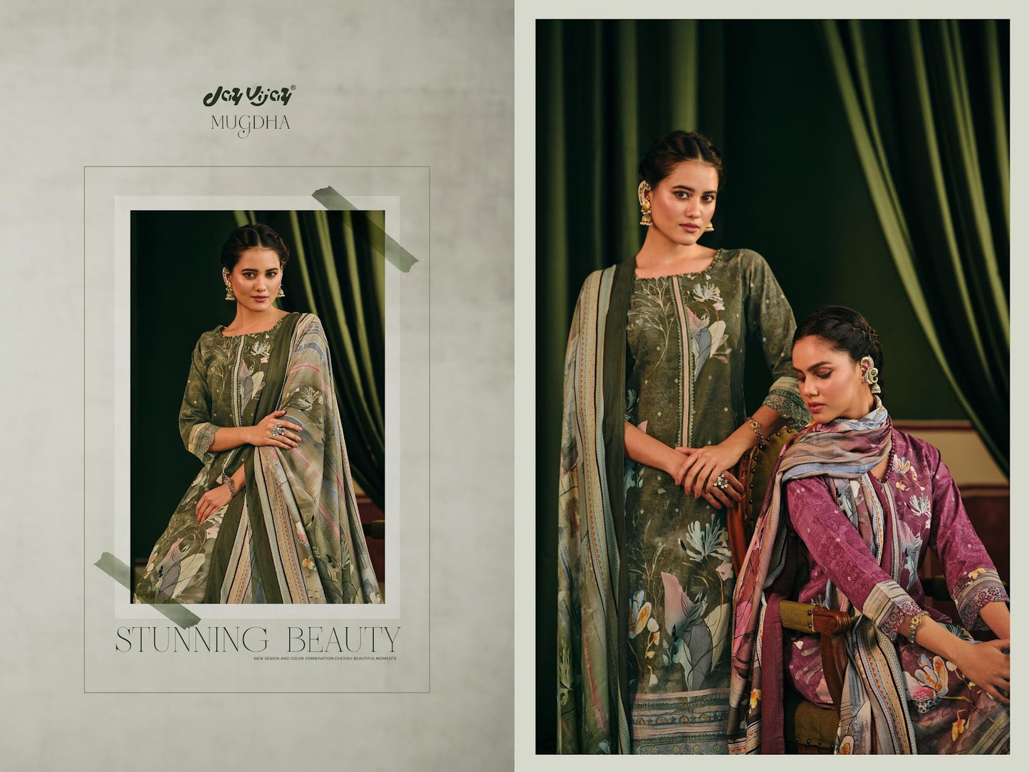 Mugdha Jay Vijay Premium Pant Style Suits Wholesaler Ahmedabad