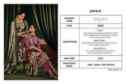 Mugdha Jay Vijay Premium Pant Style Suits Wholesaler Ahmedabad