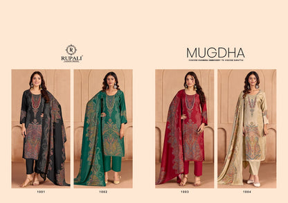 Mugdha Rupali Viscose Pashmina Suits Wholesale Rate