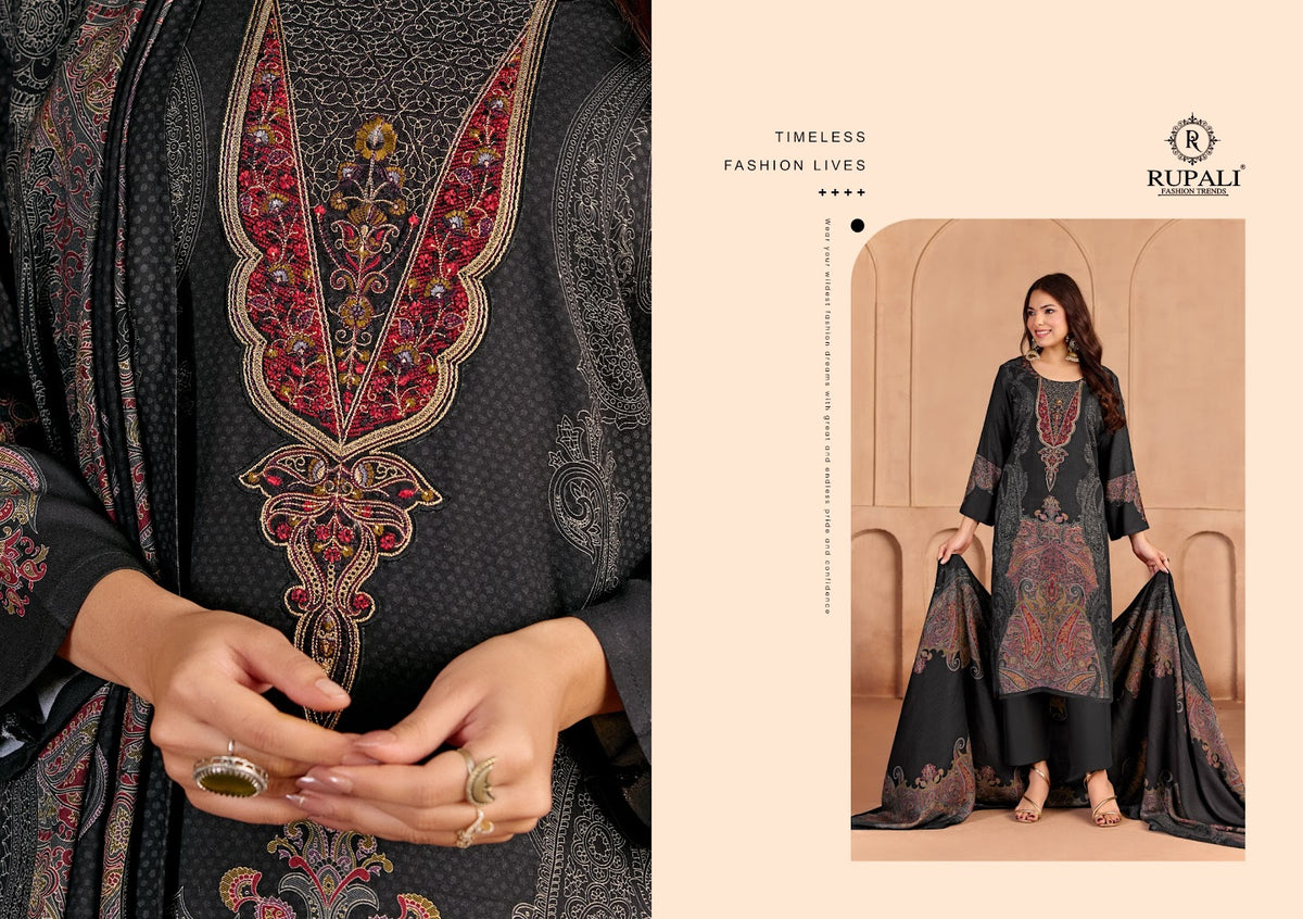 Mugdha Rupali Viscose Pashmina Suits Wholesale Rate