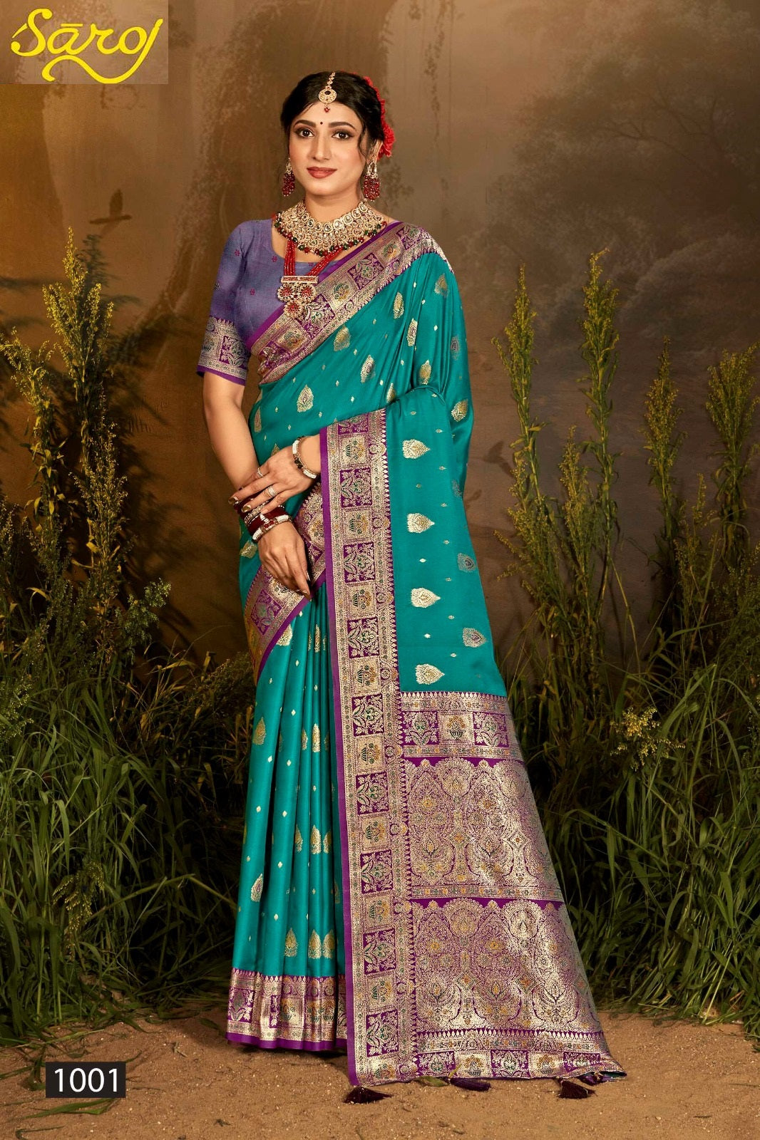 Mughal Silk Vol 1 Saroj Silk Sarees Wholesaler Ahmedabad