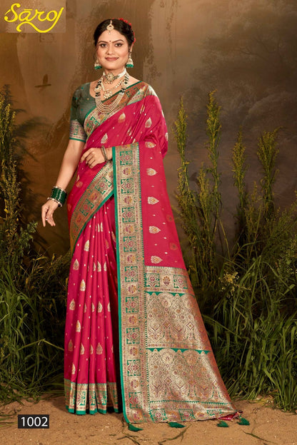 Mughal Silk Vol 1 Saroj Silk Sarees Wholesaler Ahmedabad