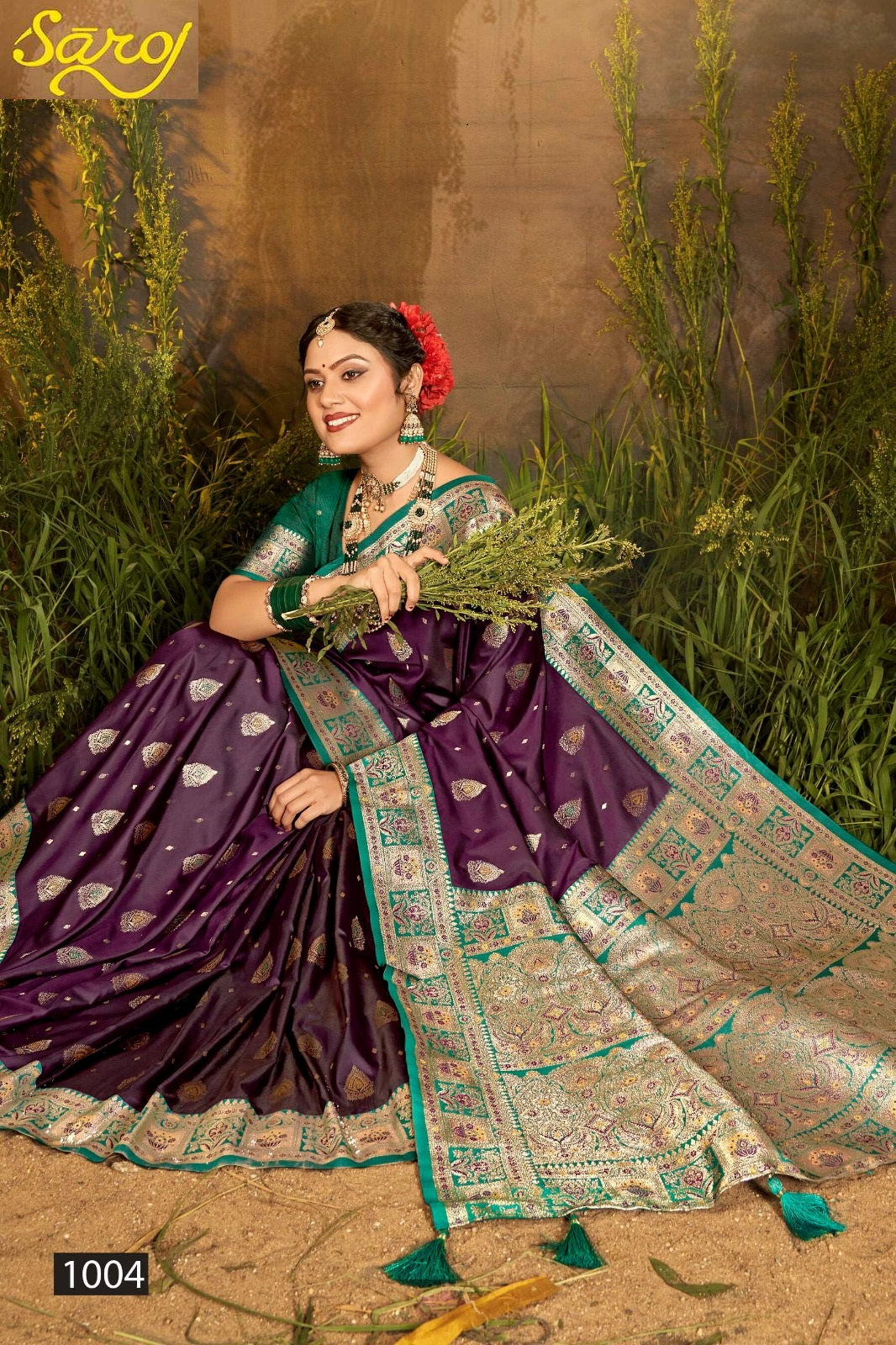 Mughal Silk Vol 1 Saroj Silk Sarees Wholesaler Ahmedabad