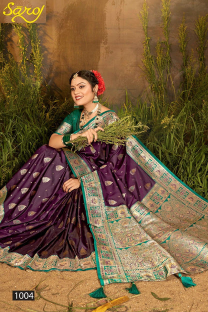 Mughal Silk Vol 1 Saroj Silk Sarees Wholesaler Ahmedabad