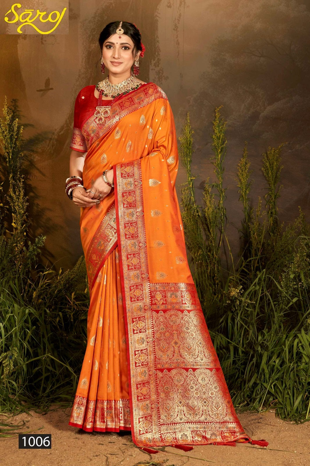 Mughal Silk Vol 1 Saroj Silk Sarees Wholesaler Ahmedabad