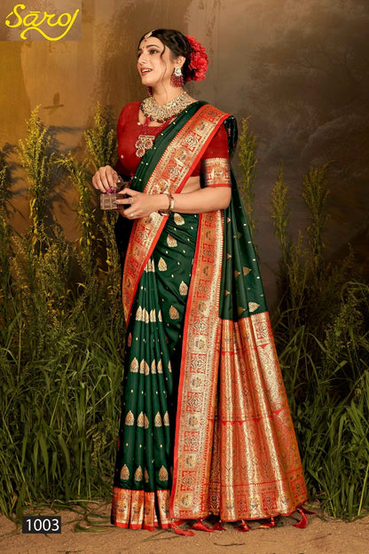 Mughal Silk Vol 1 Saroj Silk Sarees Wholesaler Ahmedabad