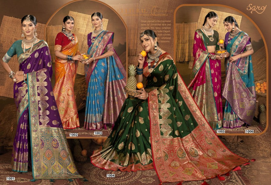 Mughal Silk Vol 2 Saroj Silk Sarees Wholesale Price