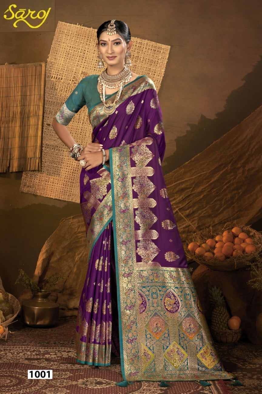 Mughal Silk Vol 2 Saroj Silk Sarees Wholesale Price