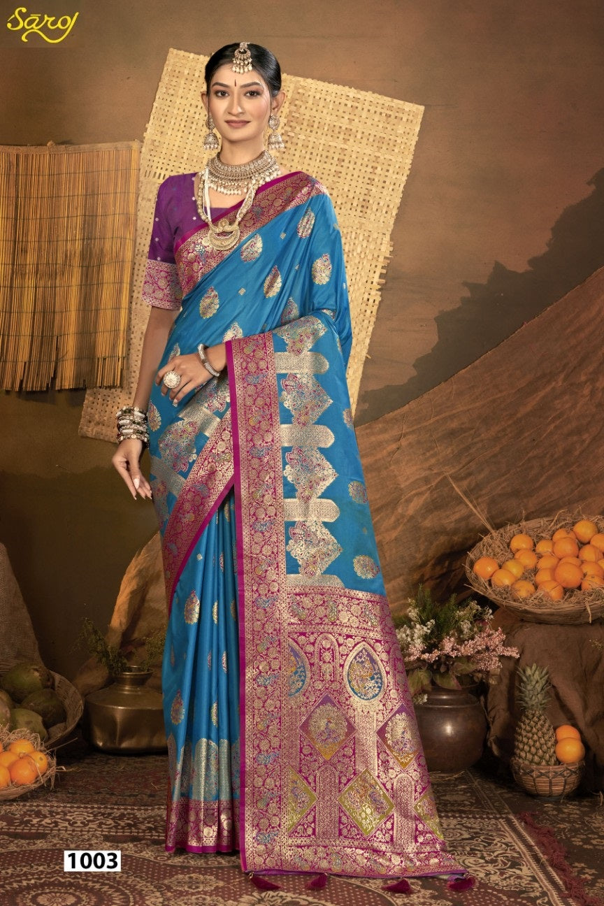 Mughal Silk Vol 2 Saroj Silk Sarees Wholesale Price