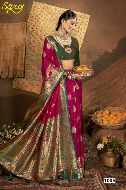 Mughal Silk Vol 2 Saroj Silk Sarees Wholesale Price