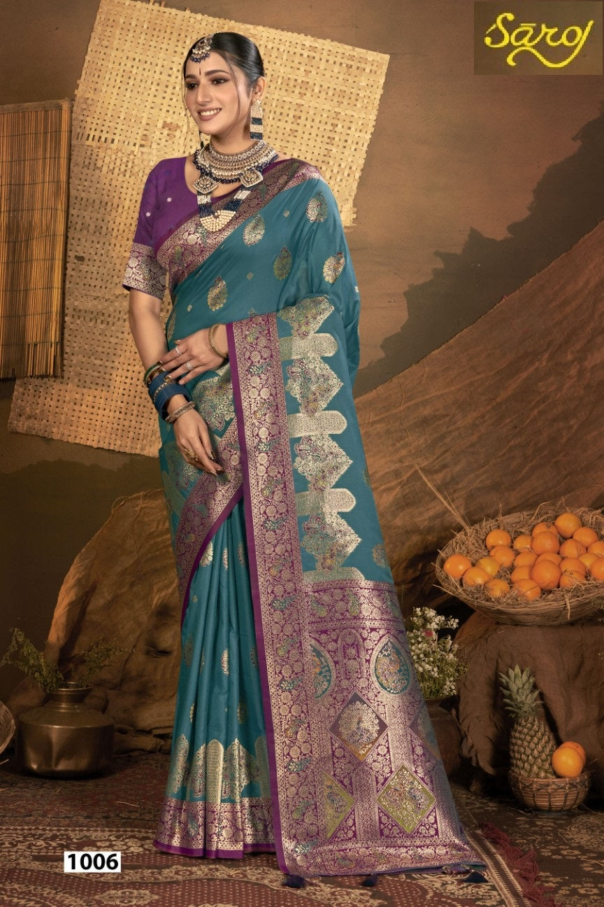 Mughal Silk Vol 2 Saroj Silk Sarees Wholesale Price